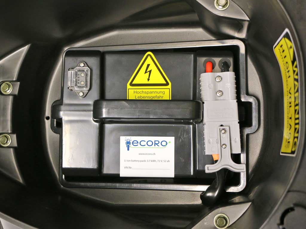 ecoro Elektroroller Syra-90 Akkufach Batterie Lieferung