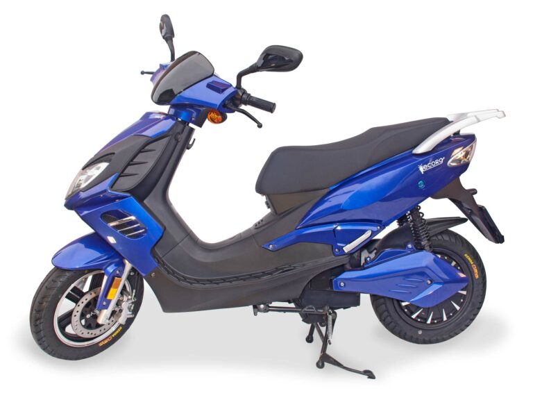 ecoro Elektroroller E-Scooter Velox 45 Produktbild azur-blau