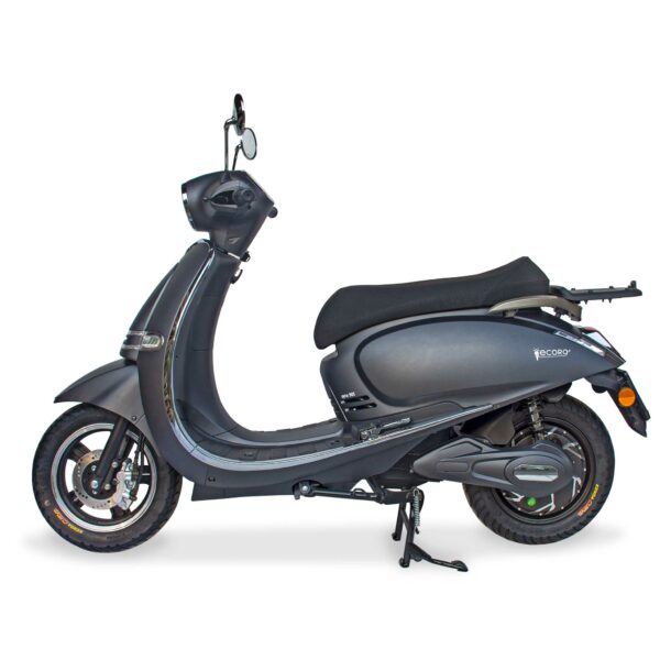 ecoro Elektroroller E-Roller E-Scooter Produktbild Syra 90S quadratisch schwarz-matt